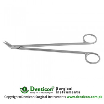 Potts-De Martel Cardiovascular Scissor Angled 60° Stainless Steel, 22 cm - 8 3/4"